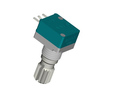 Single Gang Rotary Variable Resistor Through Hole Mounting 0.05W Power Rating -25.C-85.C
