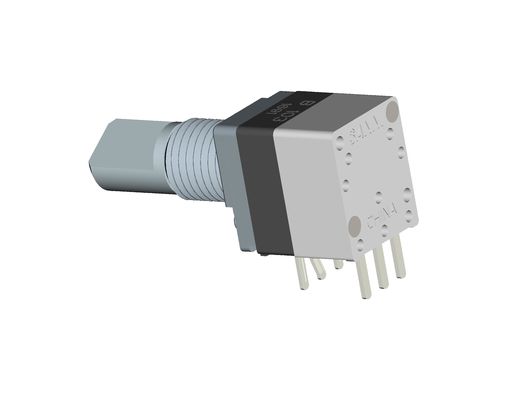 DIP Mount PCB Lug Rotary Multi Turn Potentiometer 300-3MK Resistance Round Shaft 10 000 Cycles