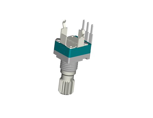 Resistance Rotary Potentiometer 300Ω-3MKΩ Normal Or Custom Shaft 10000 Cycles
