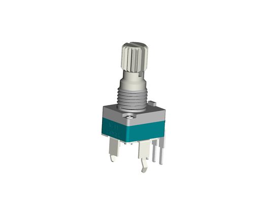 Resistance Rotary Potentiometer 300Ω-3MKΩ Normal Or Custom Shaft 10000 Cycles