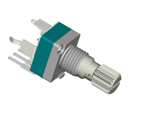 Resistance Rotary Potentiometer 300Ω-3MKΩ Normal Or Custom Shaft 10000 Cycles