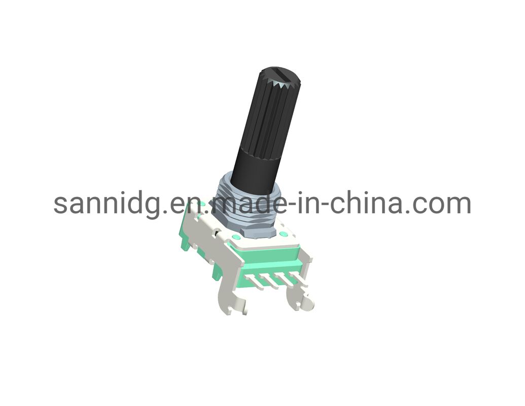 6mm Shaft Diameter Rotary Potentiometer Round Flat Knurled Shaft Types Resistance Range 300 Ohm to 3 Mega Ohm Durable