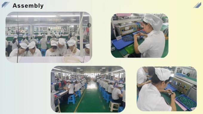 Potenziometro del codificatore integrato asse del doppio di Re8203nm con il commutatore di spinta
